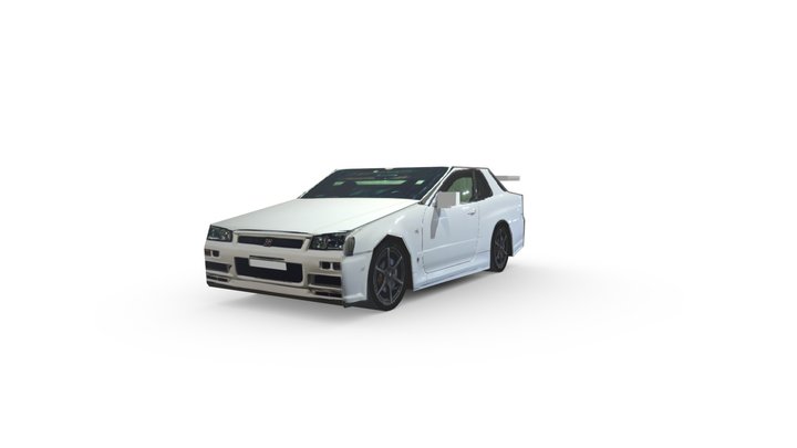1998 Nissan Skyline R34 3D Model