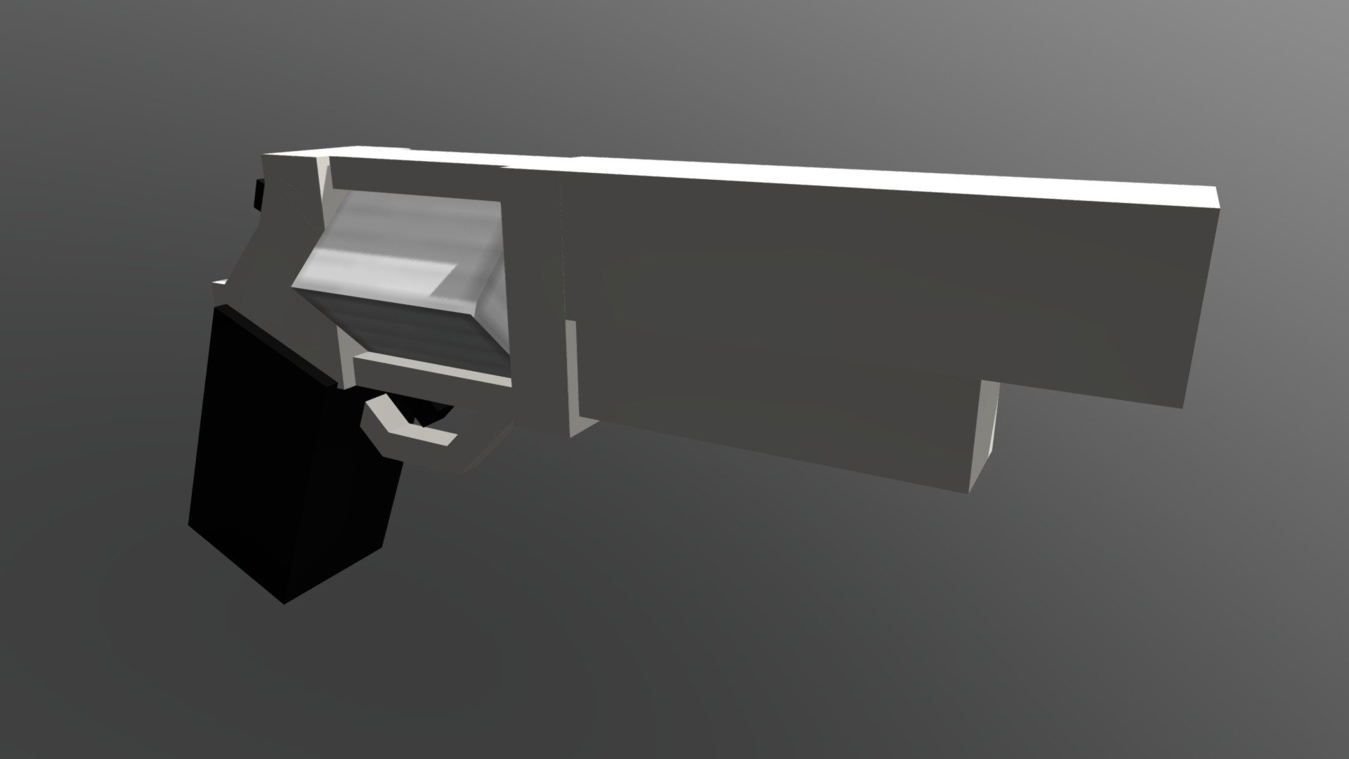 Low-Poly Smith & Wesson Model 625