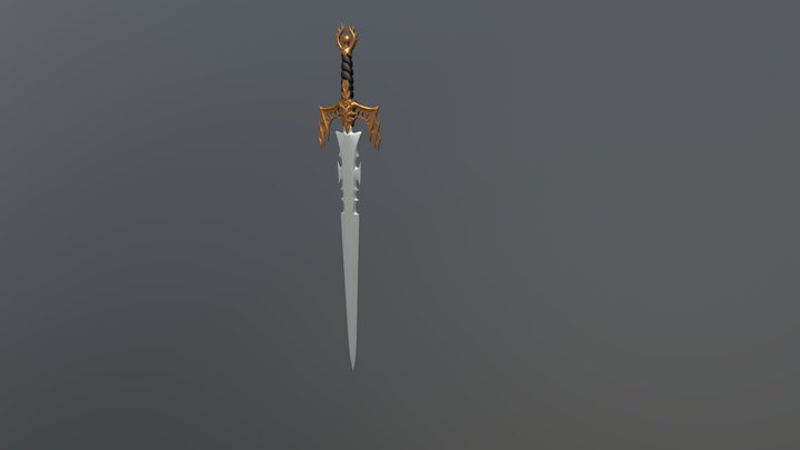 Demon sword 3D Model