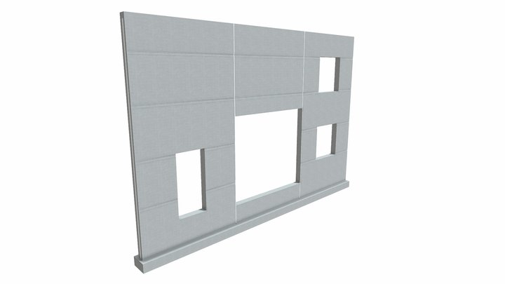 PRECAST WINDOWS AND DOORS DETAILS 3D Model