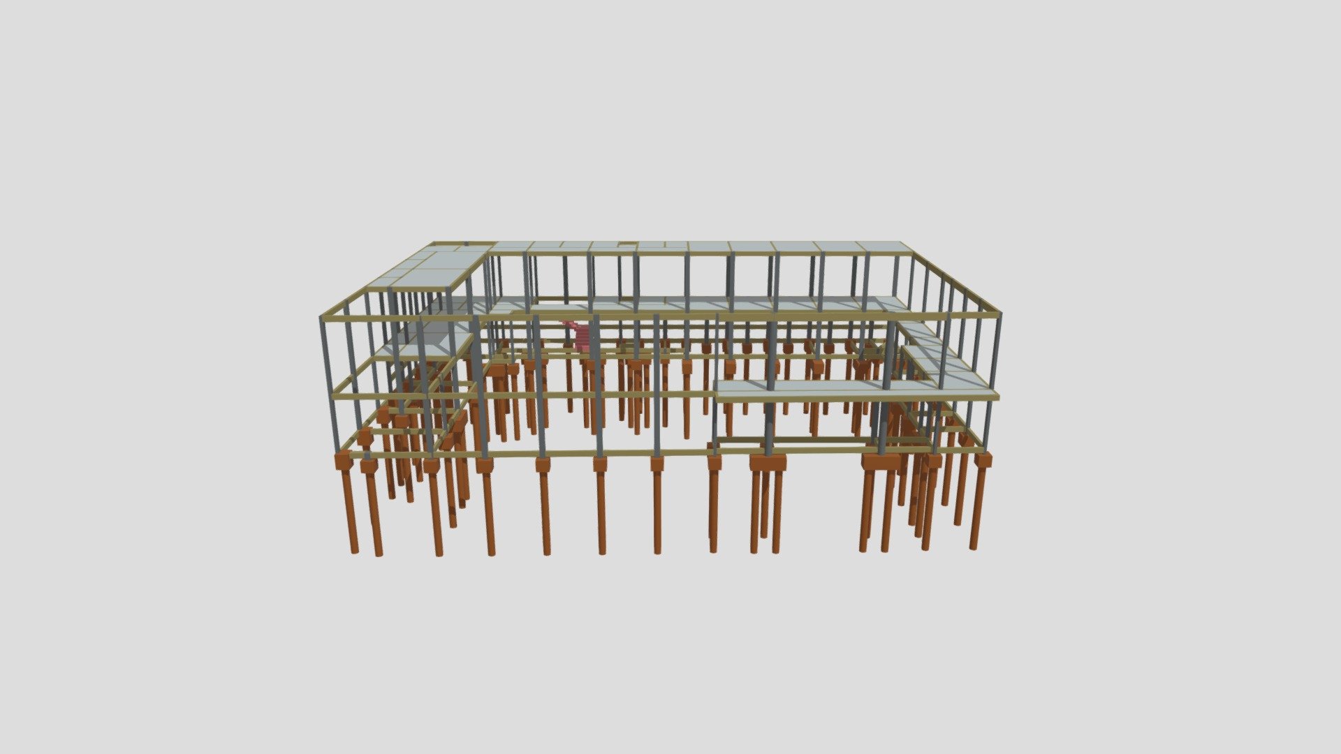 Malha 3D - Supermercado Mirante