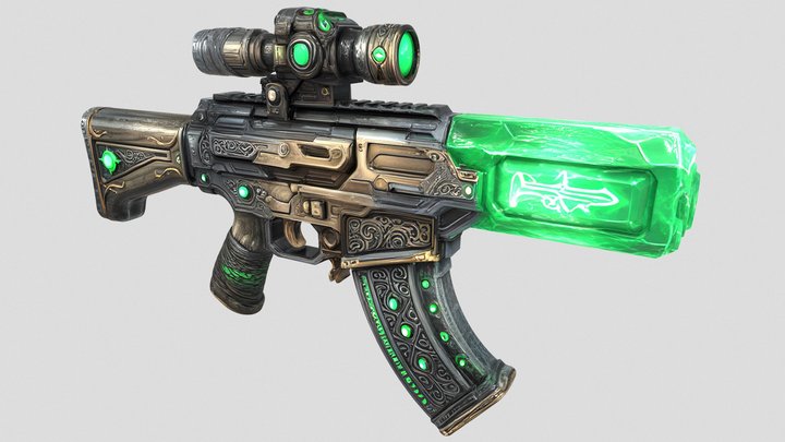 Cyberpunk-▣-X-▣-Laser-Rifle-[2.79]