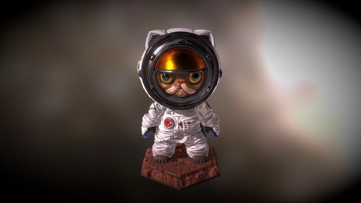 Meet MAT 2: Catstronaut 3D Model