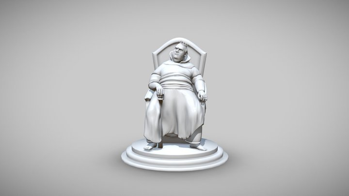 King character concept 3D Model