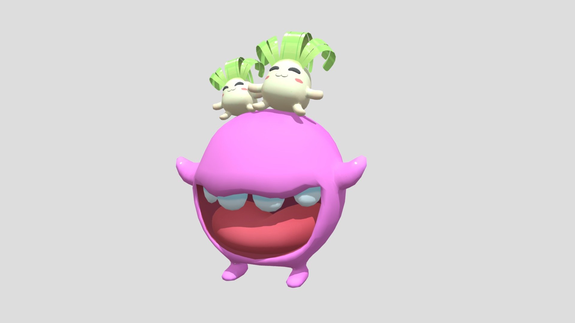 Onion Head 3D model by Rafael (rafadesuyo) [c70cf92] Sketchfab