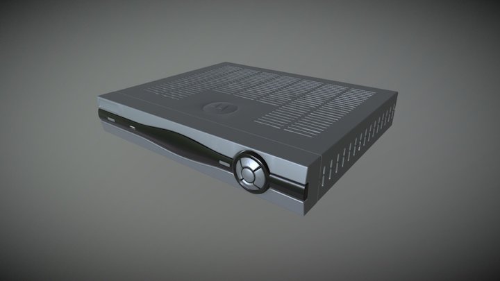 AT&T Cable Box 3D Model