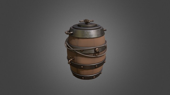 Barrel 3D Model