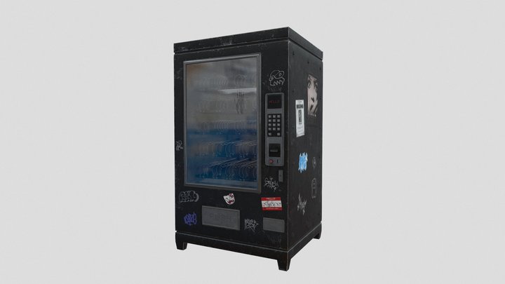 Subway Vending Machine 3D Model