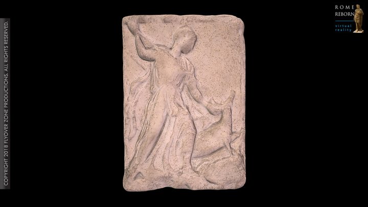 3D rendering of Votive for Artemis Brauronia