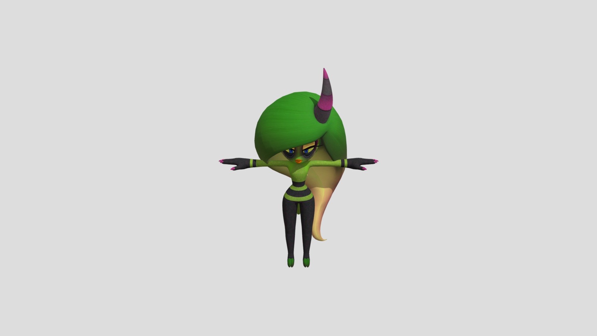Zeena stylish version - Download Free 3D model by onyxsupernova4228 ...