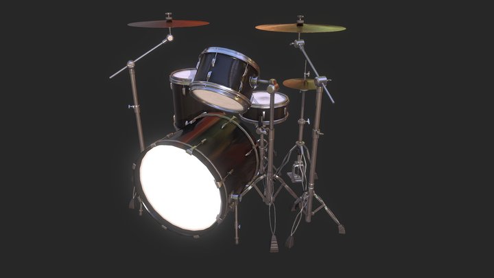 Drumset 3D Model