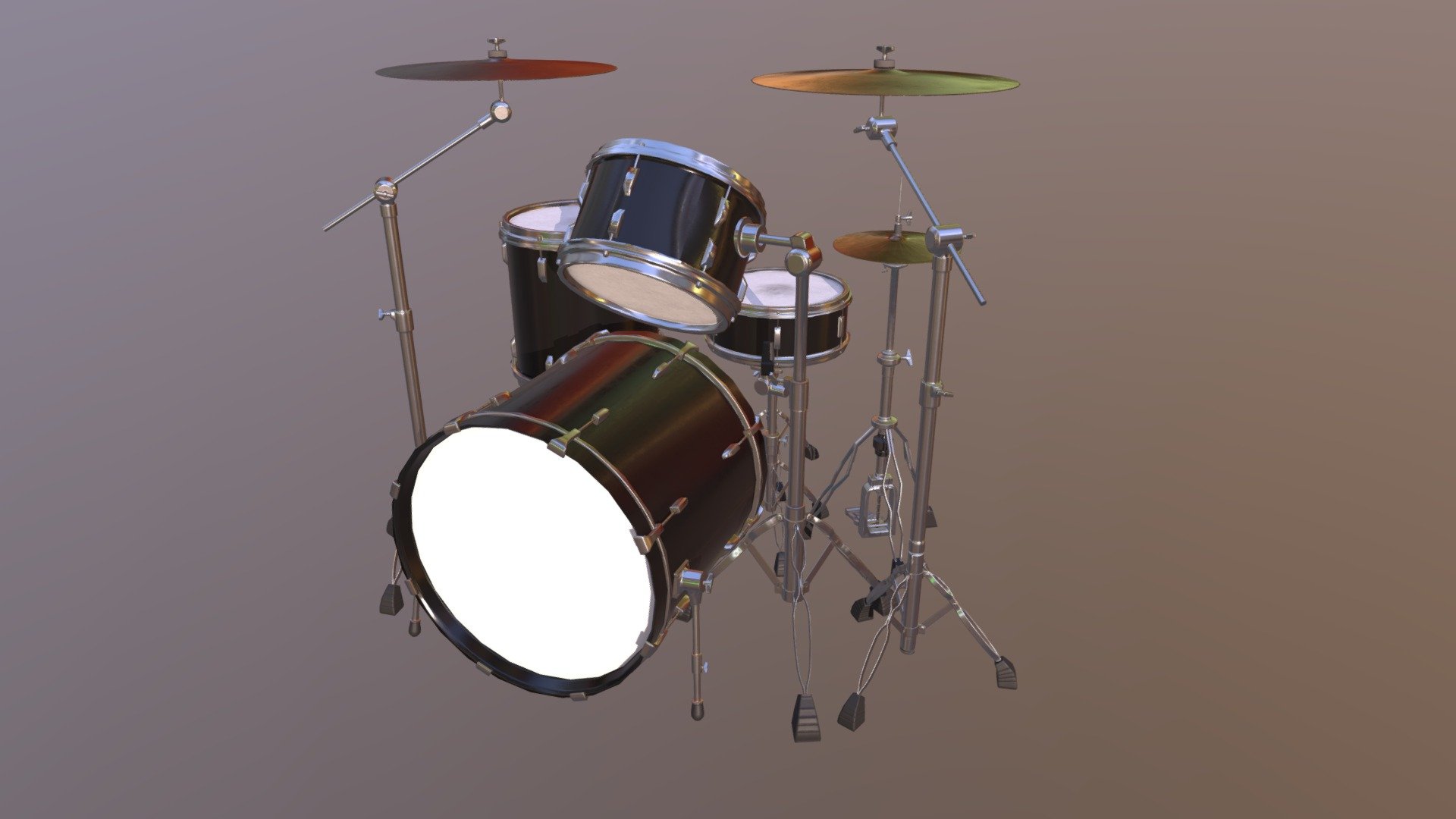 Drumset - 3D model by 3D Skill Up (@3dskillup) [c70ff16] - Sketchfab