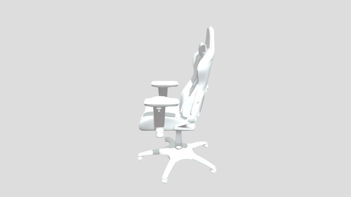 Very detailed high poly dxracer gaming chair 3D Model