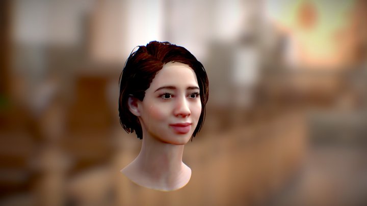 Girl v2 3D Model