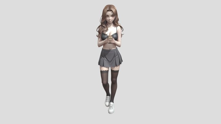 Chill girl – Modello 3D gratuito STL
