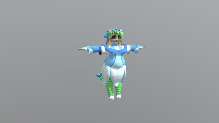 Stylized Bassie (Belle Basket) – Free 3D Model STL