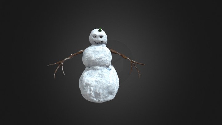 Bad Snowman 3D Model