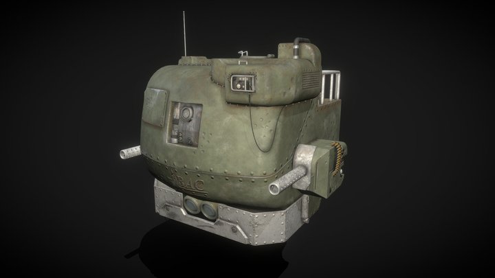 War Supply Robot 3D Model