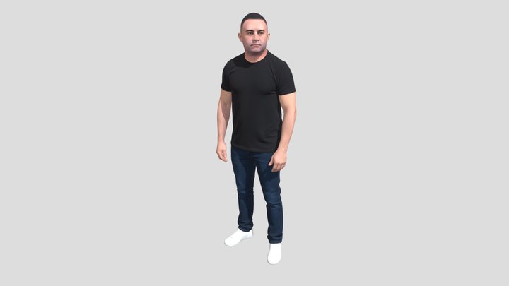 Casual Studio Portrait – Modelo 3D gratuito STL