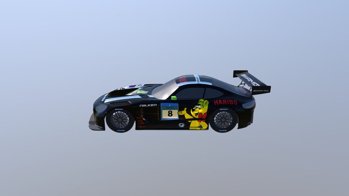 Mercedes AMG GT3 3D Model