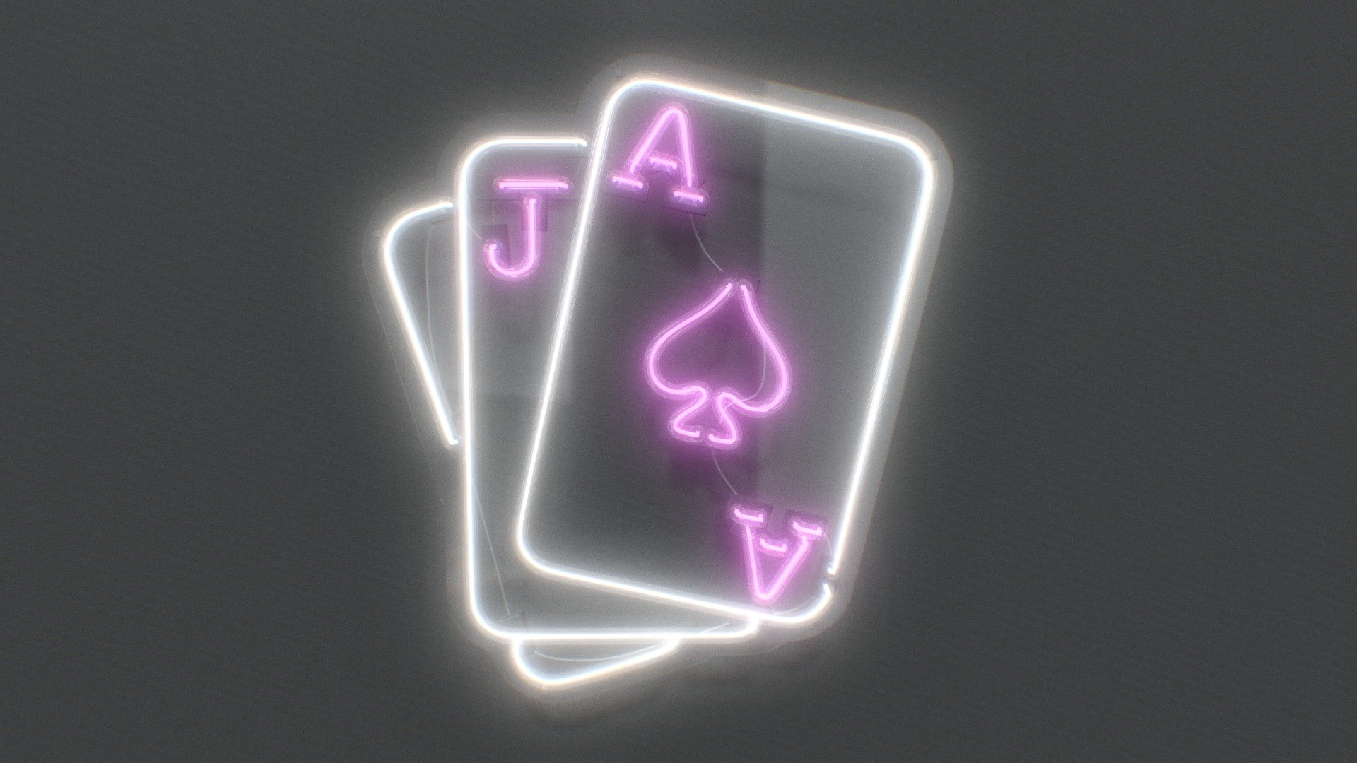 Poker 1 - Neon Sign - Buy Royalty Free 3D model by NEONPLEX [c716766 ...