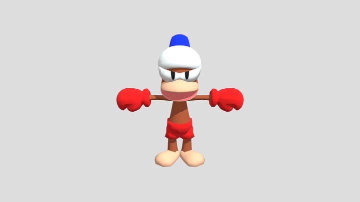 CRASHARKI's Red monkey – Modello 3D gratuito STL