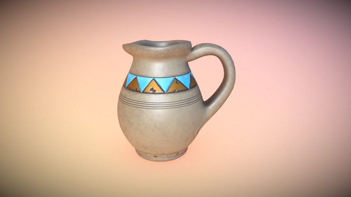 stylized_jug_LowRes 3D Model