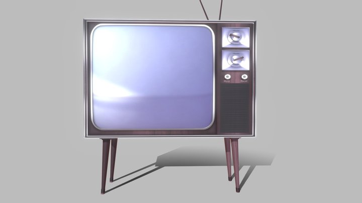 Retro Tv 3D Model