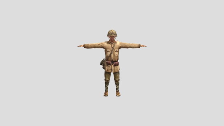 japan soldier – Modello 3D gratuito STL