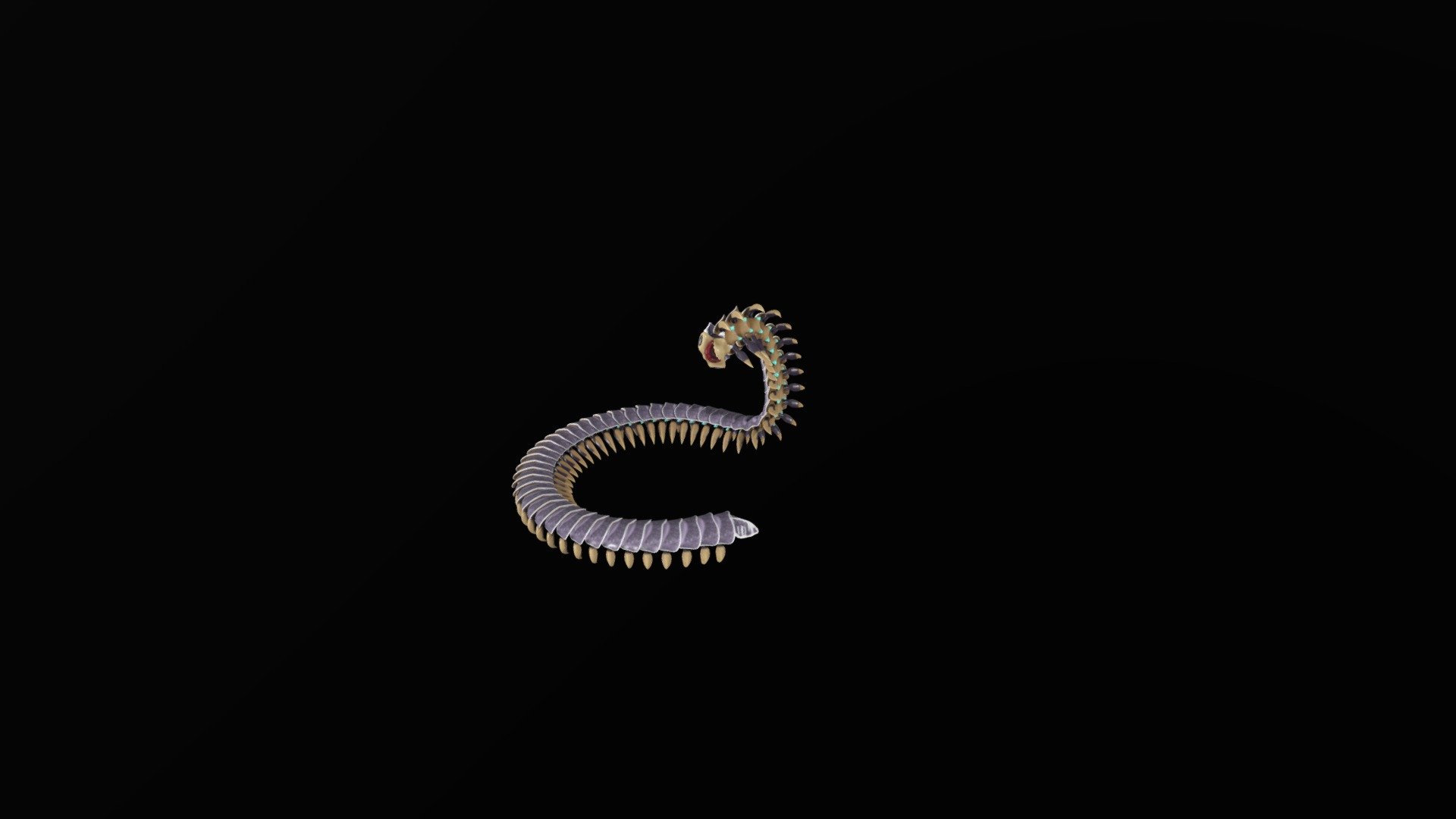 Giant Centipede — Sketchfab embed 3D viewer