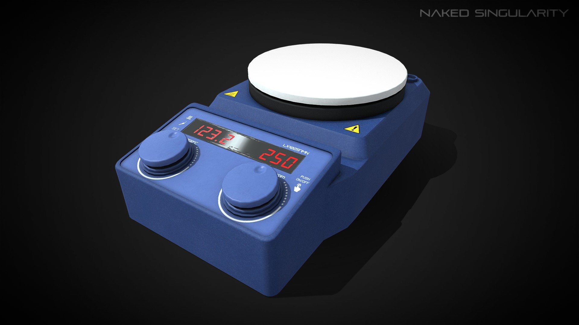 Magnetic Stirrer Laboratory Pbr Low Poly Buy Royalty Free D Model By Naked Singularity