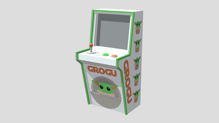 arcade grogu 3D Model