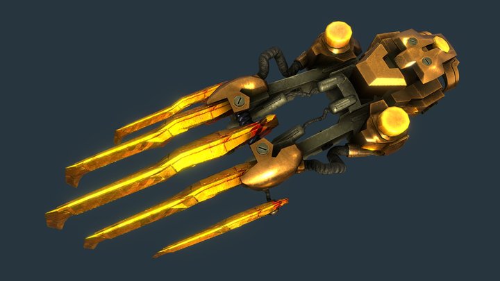 Wildstar Stalker Claws (Realistic) 3D Model