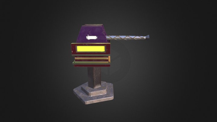 Turret 3 3D Model