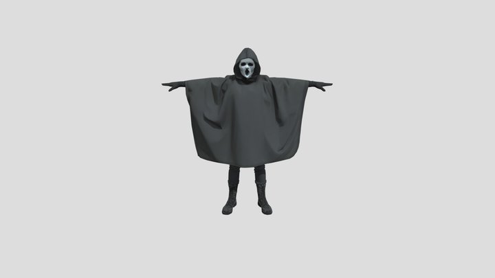 Scream MTV Brandon james Ghostface panico 3D Model