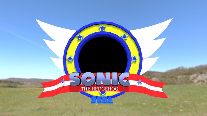 Sonic The Hedgehog - Intro logo (3D) - 3D model by MarkHarvey [c71cbbb] -  Sketchfab