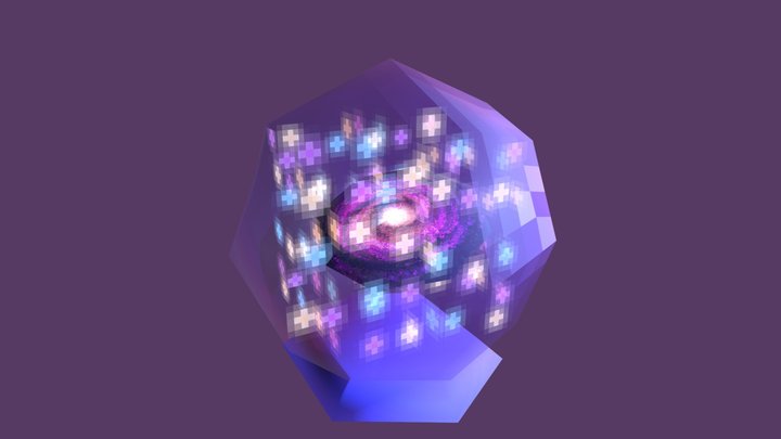 Galaxy Globe 3D Model