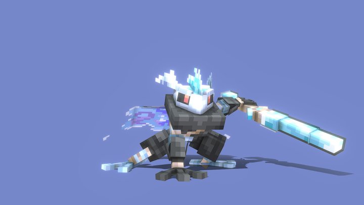 Greninja 3D Model