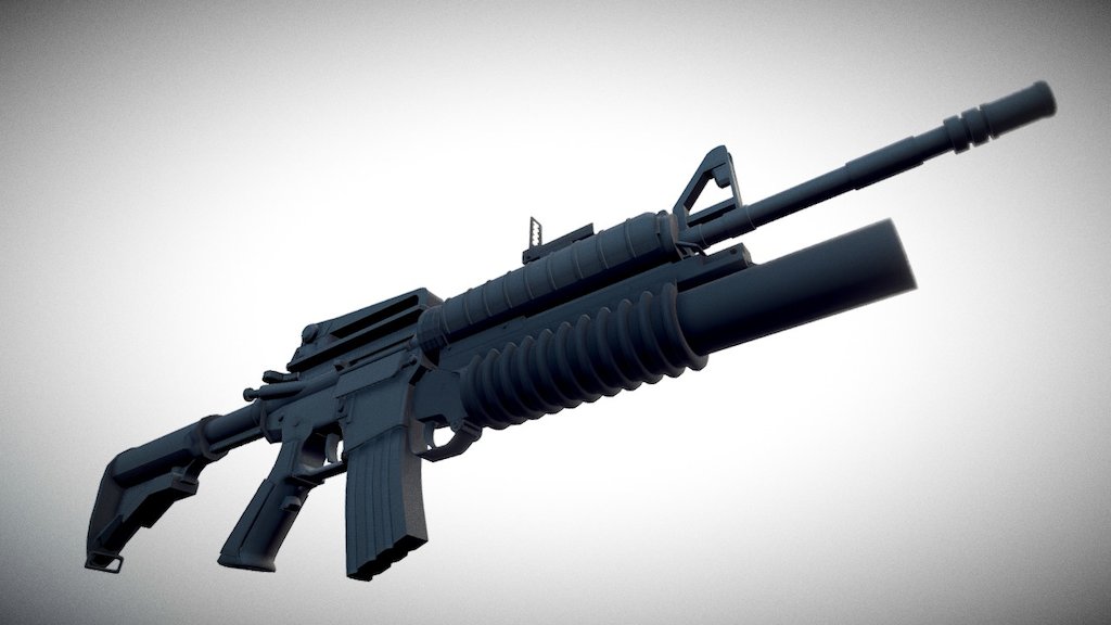 M4 Assault Rifle - 3D model by sr0067 [c71e9e1] - Sketchfab