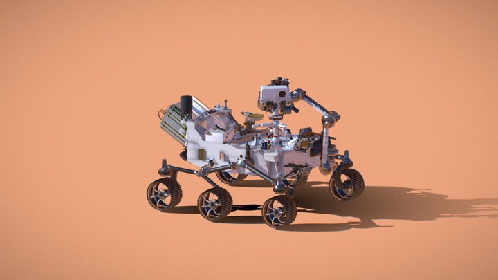 Mars Rover 2020 (NASA test) 3D Model