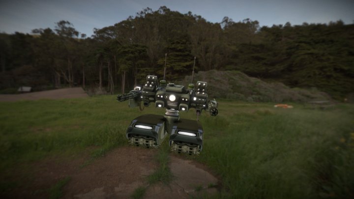 MECH TRACKED 3D Model