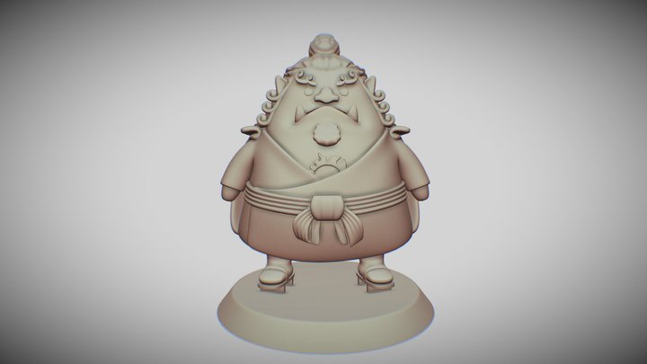 Jinbe Chibi - One Piece 3D Model