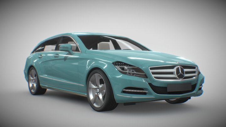 Mercedes Benz Luxurycar Model 3D Model