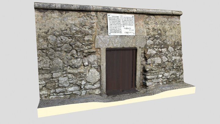 Porta do Forte de Santa Catarina 3D Model