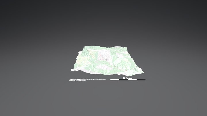 黑竹沟_等高地图 – Free 3D Model STL