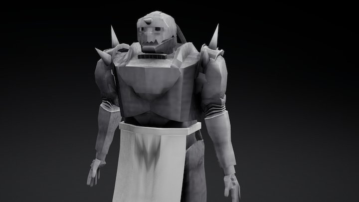 Alphonse Elric 3D Model