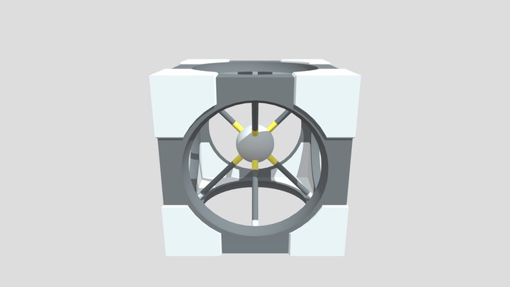 Portal Contraption Cube 3D Model