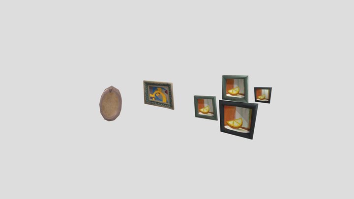 hello neighbor 2 картины 3D Model