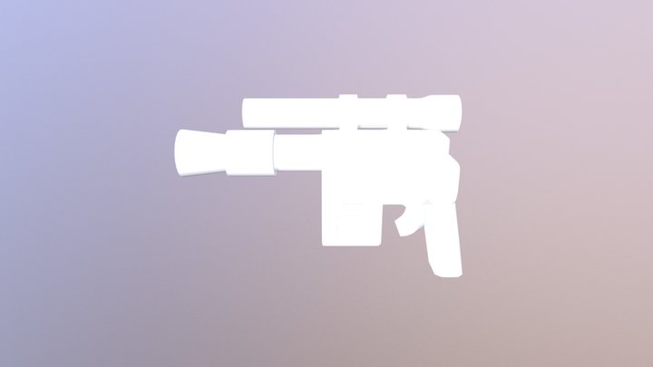 Scifi Pistol 3D Model