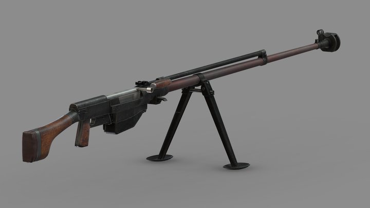PTRS 41 Low Poly Realistic 3D Model